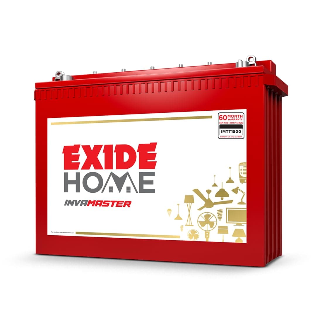 EXIDE INVA Master IMTT1500 150Ah 12V Tall Tubular Inverter Battery